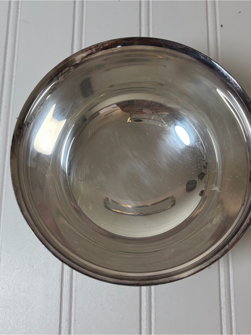 Vintage Silver Plated Decorative Footed Bowl | Marked Gorham - Picture 3 of 8